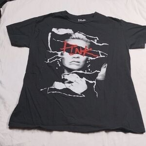 Pink women's large sized t shirt